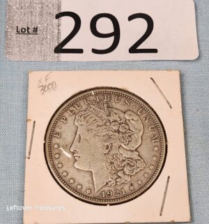 p292- 1921D Morgan Silver Dollar