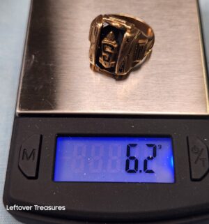 p297- 10k Gold Selma High School Class Ring. Jostens. Gold acid tested - Image 4