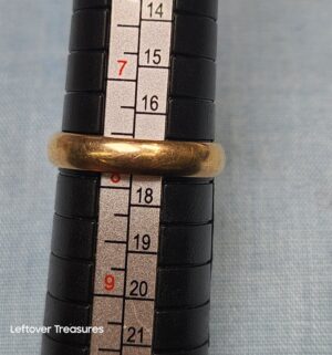 p304- 14k gold wedding band - Image 3
