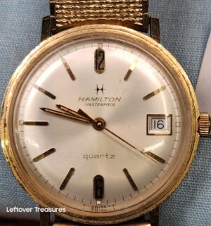 p310- 14k gold Hamilton Masterpiece watch 960877