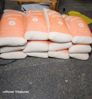 o277- Northwest Magnum Shot 8 (12) 25lbs Bags. Warning may contain lead - Image 2