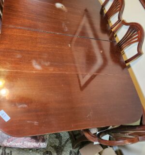 q43- Antique Federal mahogany dining set - Image 3