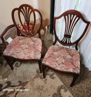 q43- Antique Federal mahogany dining set - Image 4