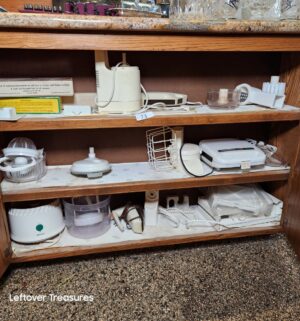 q73- contents of the bottom cabinet
