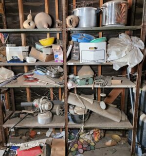 q94- Contents of 2 Shelving Units