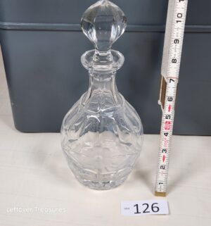 q126- Gorham Crystal decanter
