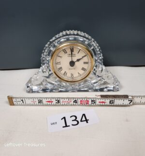 q134- Godinger Crystal Clock