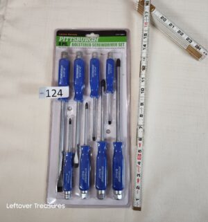r124- 8-piece bolstered screwdriver set from Pittsburgh