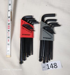 r148- Pittsburgh 36 Piece SAE/Metric Long Reach Hex Key Set