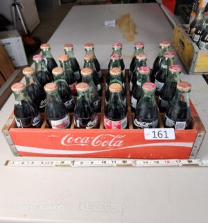 r161- vintage wooden Coca-Cola bottle crate