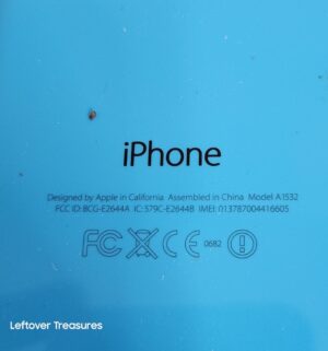 r178- iPhone 5c. Model A1532. Sold AS IS. No passcode. Buyer Beware - Image 3