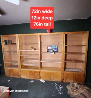s2- 3 piece wall unit bookcase set
