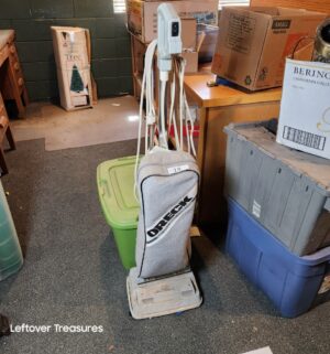 s18- oreck vacuum. Powers on