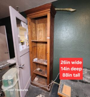 s23- Oak Bookcase