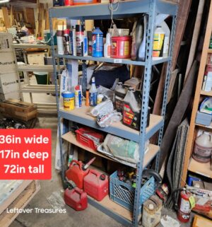 s43- Shevling Unit 6ft. No contents