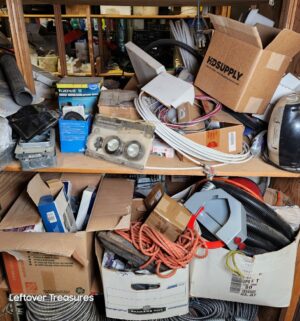 s58- contents of 6 shelves
