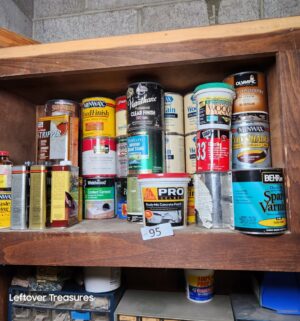 s95- paint products in shelf