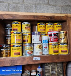 s96- paint products in shelf