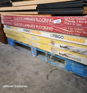 s141- Laminate flooring. Appears un-used