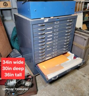 s148- Foster flat filing cabinet