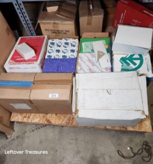 s155- all printer paper on pallet