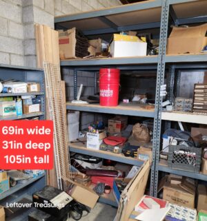 s159- One Rivetier Shelving Unit