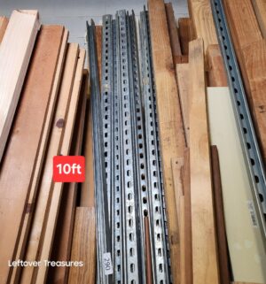 s290- slotted metal channels