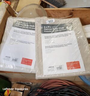 s302- canvas drop cloths