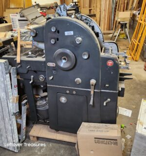 s305- AB Dick Offset 350 from retired printer business