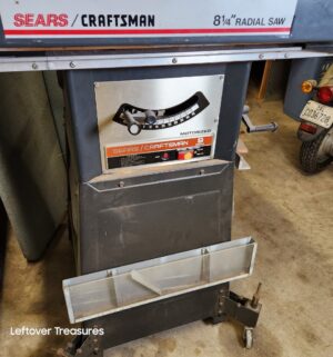 s313- Sears Craftsman 8 1/4 radial saw. tested/works - Image 3