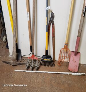 s358- various yard tools