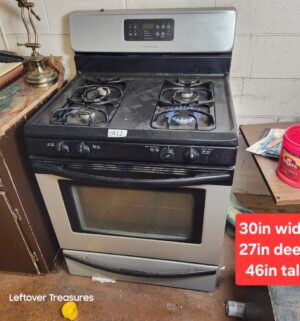 s412- Frigidaire Gas Stove. Fully tested/works