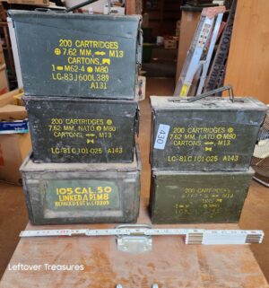 s430- vintage ammo boxes