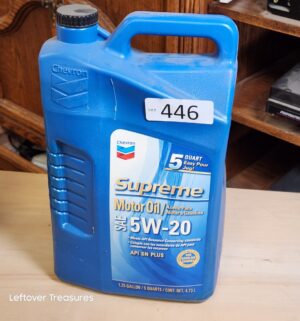 s446- Chevron Surpeme 5w-20 sealed oil