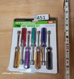 s451- pittsburgh nut driver set