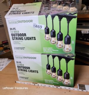 s469- outdoor string lights 2 sets