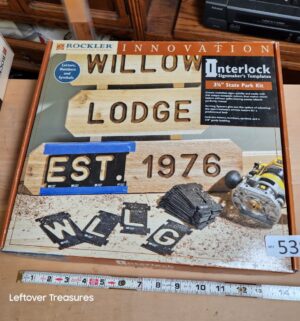 s539- rockler interlock signmakers templates. State park kit