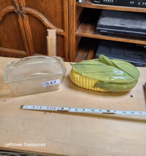 s547- westinghouse dish, shawnee usa corn dish