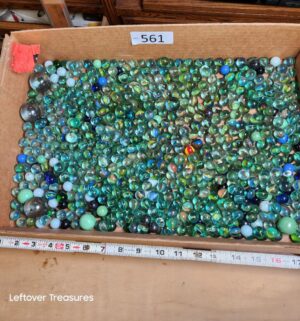 s561- Huge Collection of vintage glass marbles