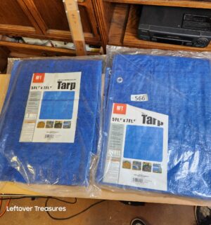 s566- pair of 5x7 tarps