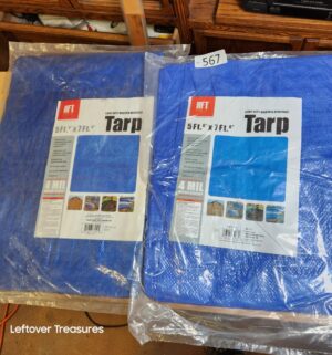 s567- pair of 5x7 tarps