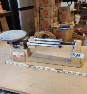s598- Ohaus Triple beam Balance Scale