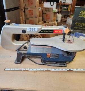 s599- Ryobi 16in Scrool Saw. Tested/works