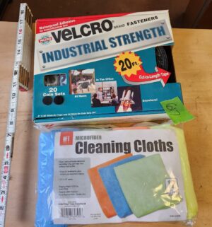 s617- velcro cleaning cloths