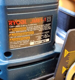 s624- Ryobi JM81-1 Biscuit Jointer. Tested works - Image 3