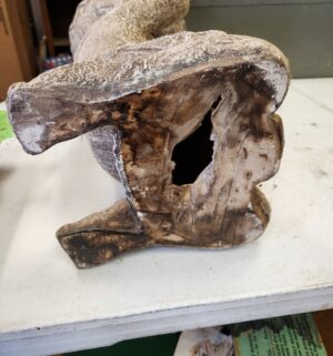 s645- Vintage handcrafted ceramic statues of Huehueteotl, the Aztec god of fire. Extremely Unique Find - Image 5