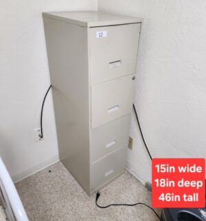 t12- Letter Size File Cabinet
