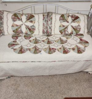 t13- Machine Made Quilt and bedding only. No mattress, no frame