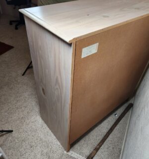 t20- Vintage Maco Wood Dresser Chest - Image 3