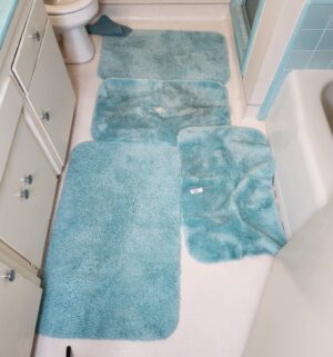 t21- bath rugs. Reasonable condition